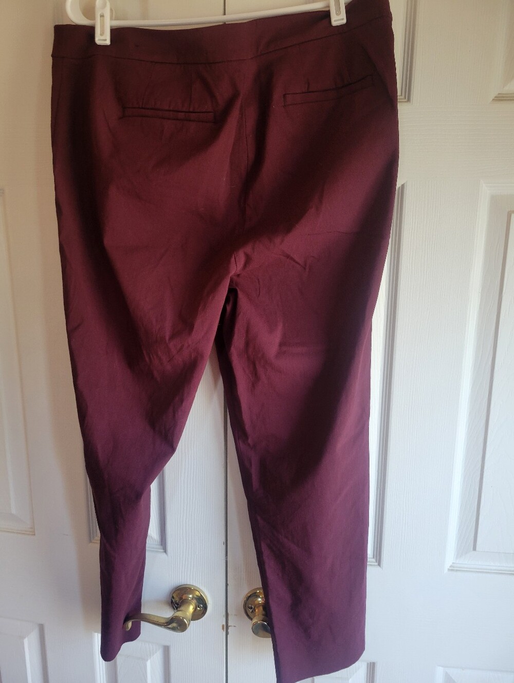 Women's Wine-Colored Dress Pants - Classic Tailored Fit